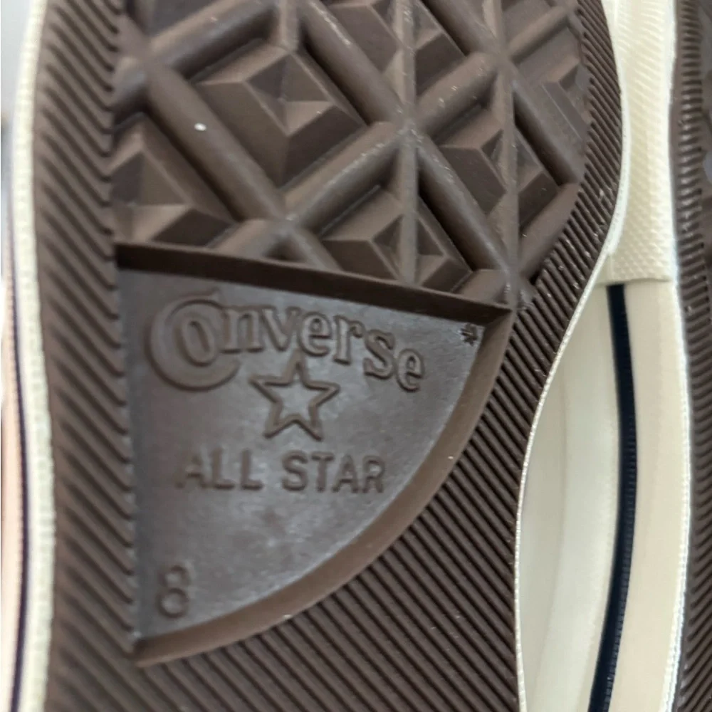 Converse  White High-Top Sneakers unisex M8 W10 Brand New in Box - Picture 6 of 10